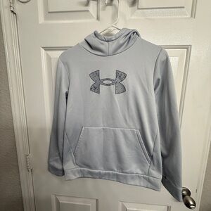 Under Armour Heather Gray Fleece Hoodie